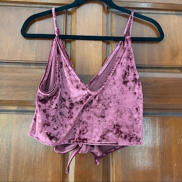 BY FREE PEOPLE Velvet Crop Top!❤️🎁 - Picture 3 of 7